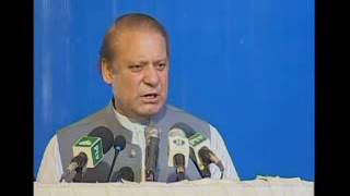 Speech of The Honorable Prime Minister of Pakistan Mr. Muhammad Nawaz Sharif at the eve of Inaugurat