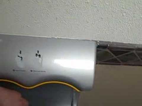Dyson Airblade Hand Dryer demonstration and review