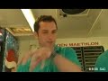 Matthew Rhys cooking at Eisteddfod