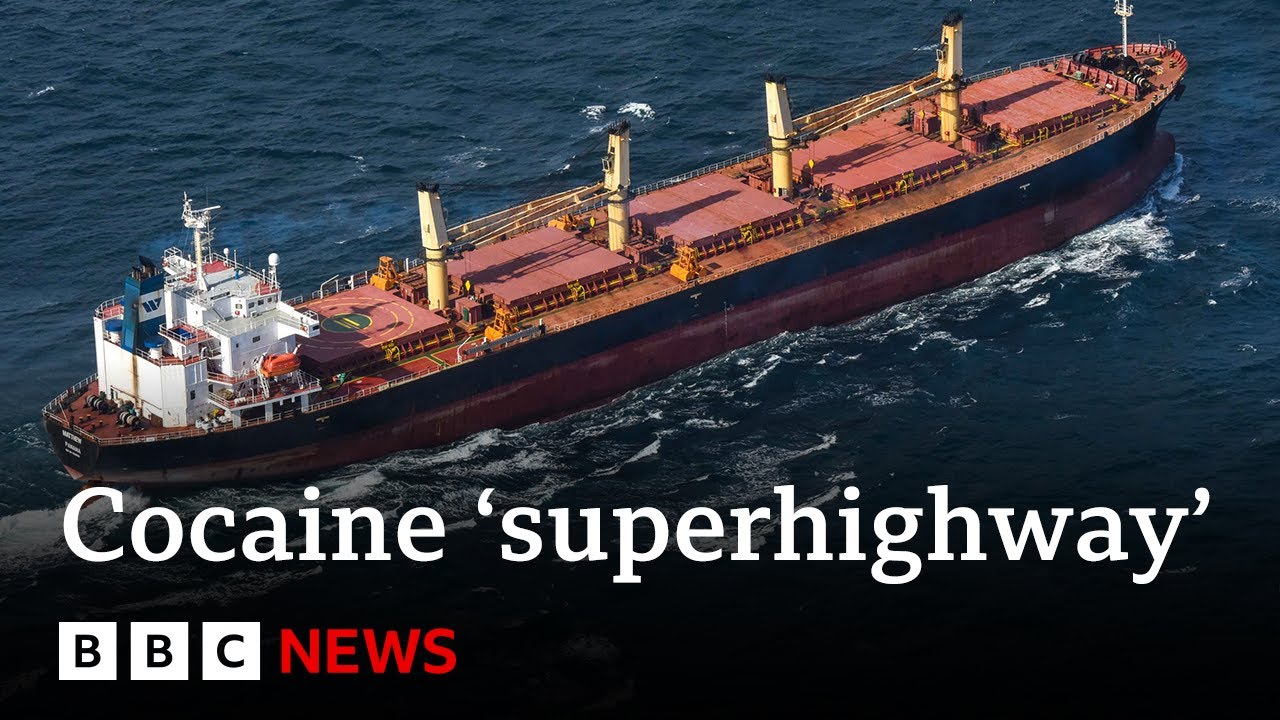 Huge drugs bust reveals battles on cocaine 'superhighway' | BBC News
