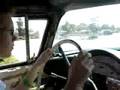 driving to costco in the 58 ford open headers