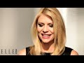 go behind the scenes on claire danes' cover shoot for the february 2013 issue of elle.