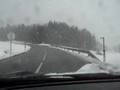 Driving in Winter in Waldviertel / Austria
