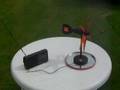 Wind powered radio