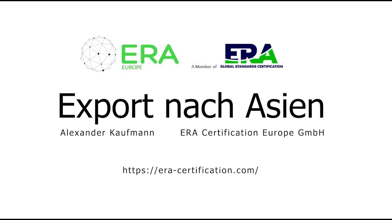 Nach Asien exportieren? Dies müssen Sie wissen. #Produktzertifizierung