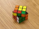 the latest technology takes the frustration out of the rubiks cube. it simply solves itself