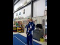 Mavric singing the National Anthem
