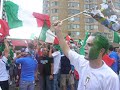 Italy fans celebrating