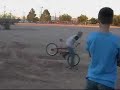 Sand Bmx scott racks himself Sand Bmx scott racks himself