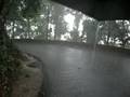 Walking through the Ghat road in heavy monsoon rain!