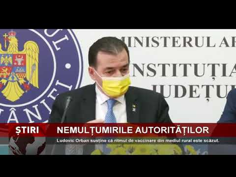 Ludovic Orban susține că ritmul de vaccinare din mediul rural este scăzut