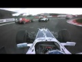 Formula1 2010 Belgian GP Barrichello Crash Onboard [HD]