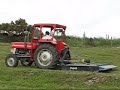 Massey-Ferguson Tractor 135 topping pasture (3)