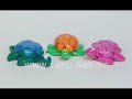 how to make a polymer clay turtle  www fimo web tr