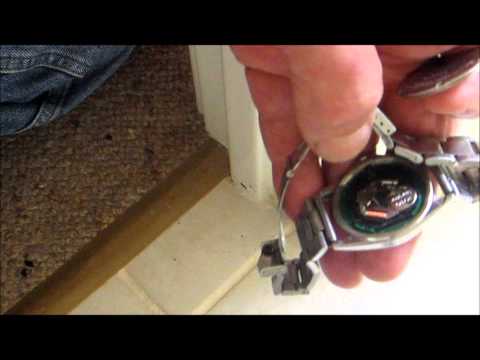 how to change the battery in a watch