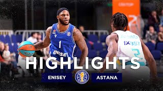 Highlights of the match — VTB United league: «Enisey» vs «Astana»