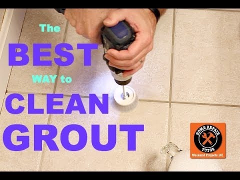 how to repair floor tile grout