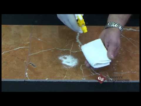 how to remove etching from marble