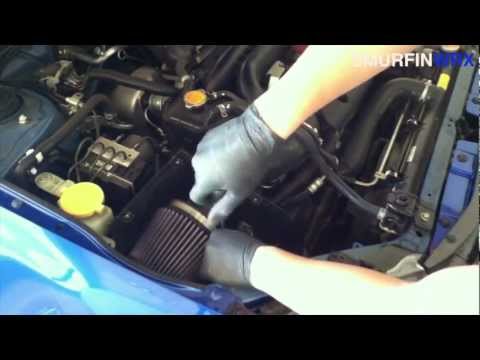 How to Install and remove Intake Air Filter 2011 SUBARU WRX