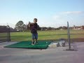 Kane Kimbler golfing