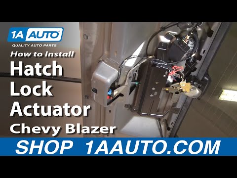 How To Install Replace Rear Hatch Lock Actuator Chevy Blazer GMC Jimmy 4 Door 95-05 1AAuto.com