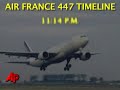 Timeline Starting to Form for Air France Flight