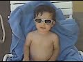 Jaden poolside