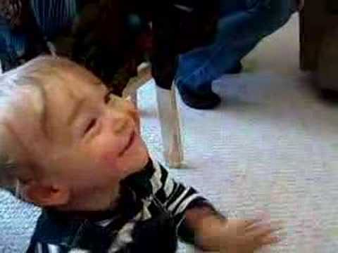 Jackson Petty visits his Great Grandma
