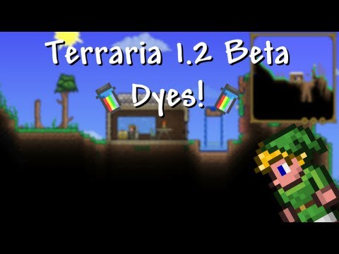 how to dye items in terraria