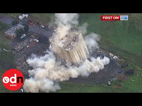 A giant building implosion in Australia goes wrong