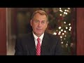 Speaker Boehner Gives Weekly GOP Address on Averting the Fiscal Cliff