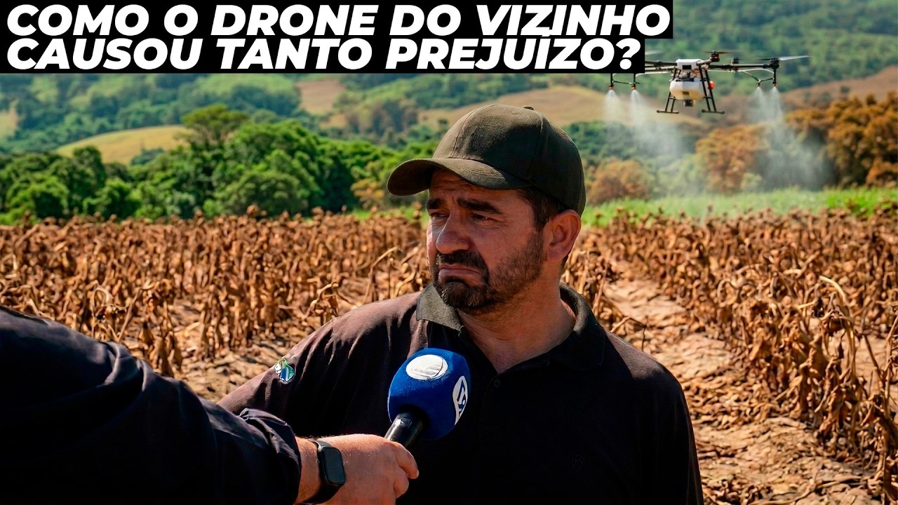 Drone causa prejuízo de 1 milhão a vizinho de forma inacreditável