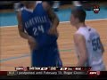 Tyler Hansbrough dunks on 7-9 Kenny George Tyler Hansbrough dunks on 7-9 Kenny George