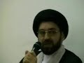 محاضرة لسماحة حجة السيد رشيد الحسيني خلال زيارته لحملة الثقلين للحج والعمرة لعام 2008