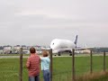 Takeoff of an Airbus A300-600ST Beluga