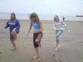 Three Chavs Soulja Boy dance- Live At Weymouth beach