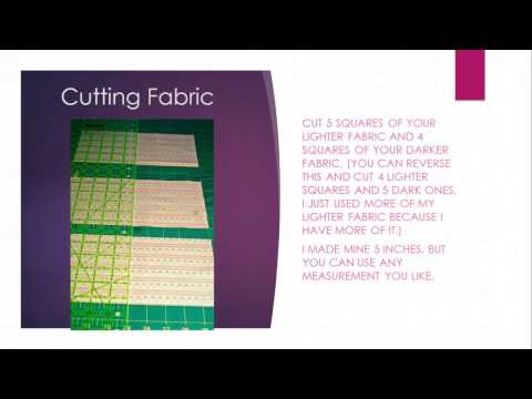 how to make a disappearing nine patch quilt