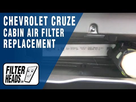 Cabin air filter replacement- Chevrolet Cruze