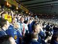 half time @ hampden scotland norway world cup 11/10