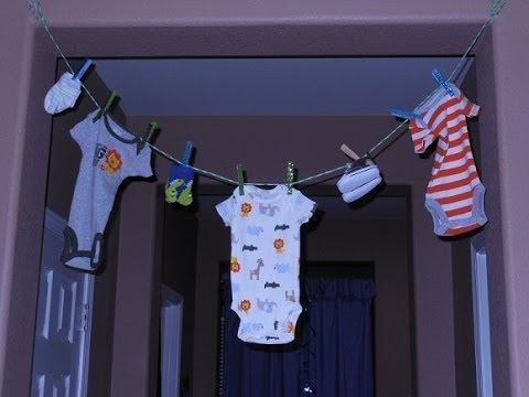 video-linktoworks-Jus4SweetZ Economical Baby Shower Clothes Line