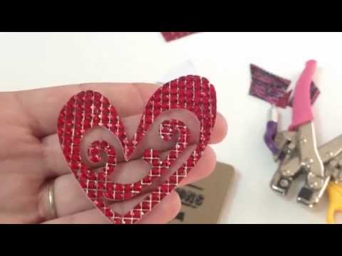 how to use self adhesive rhinestones