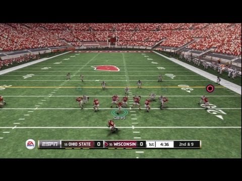 NCAA Football 13: NCAA 13 Gameplay: Ohio State Buckeyes vs Wisconsin Badgers