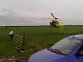 Traumaheli landt bij Monnikenweg bij Suw�ld