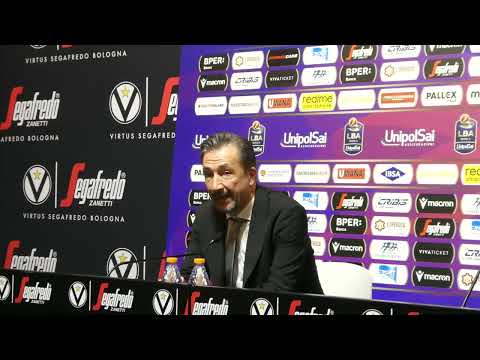 Serie A 2023/24: <br>Luca Banchi post match Olimpia Milano