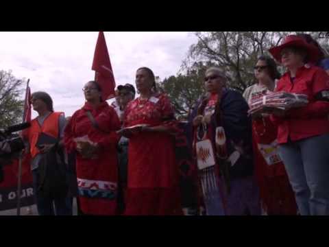 Pipeline Opponents Protest on National Mall