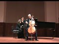 tchaikovsky competition gold medalist, a virtuoso cellist nathaniel rosen plays falla, dance of terror