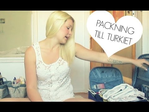 Min packning till Turkiet! ☀