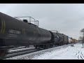 UP #4039 Leads The M-CBPR Manifest East, Lombard, IL.