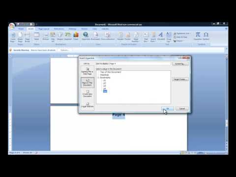 how to provide links in word
