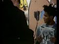 Andy Warhol and Jean-Michel Basquiat, filmed in 1986